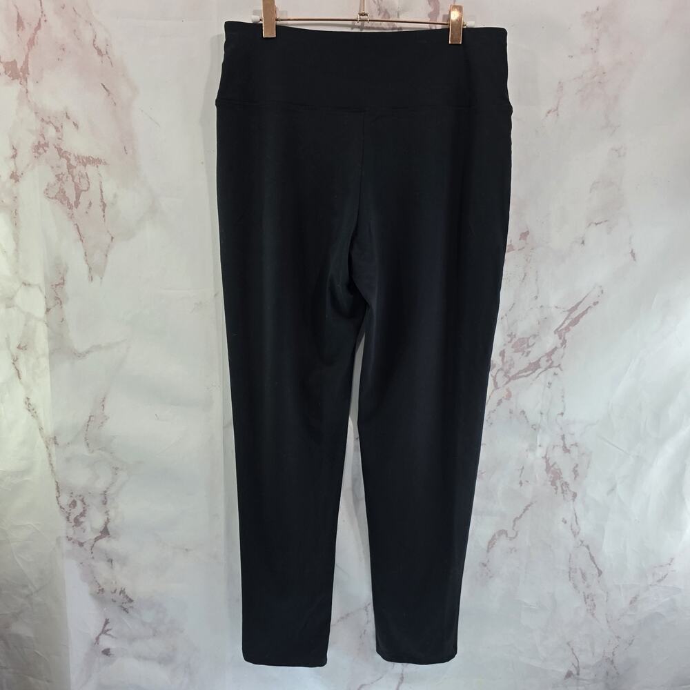 J Jill Pants Womens Small Black Pull On High Rise Wearever Smooth Leg Slim Fit